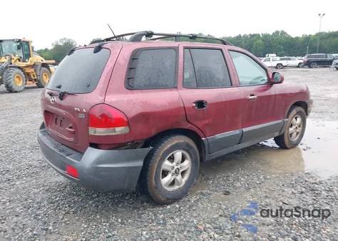 2005 Hyundai Santa Fe Gls/Lx из США, поврежденный, VIN KM8SC13E35U995639